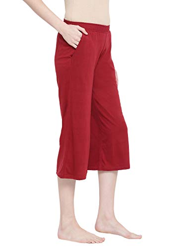 Image of Clovia Women's Cotton Chic Basic Capri