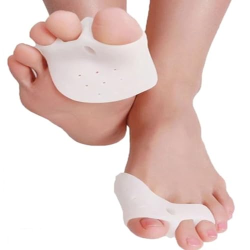 Par Protetor Joanete Apoio Plantar Separador Dedo Silicone