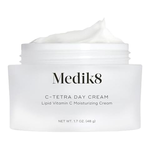 Medik8 C-Tetra Day Cream - Lipid Vitamin C Face Cream - Hydrates, Smoothens and Brightens - Luminous and Lightweight Face Moisturizer - 1.7 oz Cover
