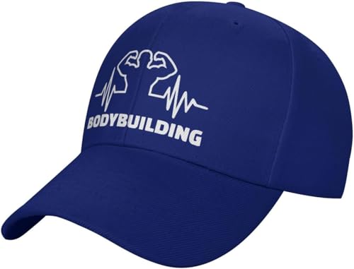 YHNNH Bodybuilding Heartbeat Adjustable Rear Buckle Cap Baseball Cap