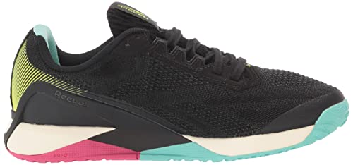 Reebok Men's Nano X1 Cross Trainer, Vegan Collection/Black/Pink/Blue, 11.5 #TOP5