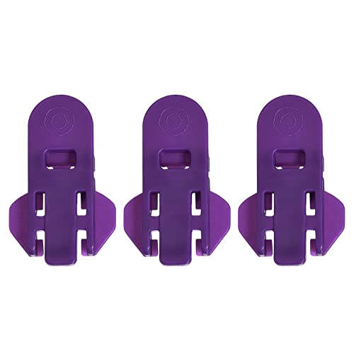 uxcell Manual Easy Can Opener, 3pcs - Plastic Beverage Can Covers Lids Protector, Bottle Opener for Soda, Beer, Drink (Purple)
