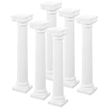 TOYANDONA 6 Stück Teiliges Mini Römische Säulen DIY Dekosäulen für Sandtisch Schreibtischdekoration Puppenhaus Römische Säule Modell Elegante Architektur Requisite für Heim und Foto