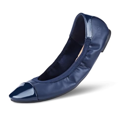 GAWBAW Women's Ballet Flats Shoes - Slip on Casual Flats Round Toe Walking Ballerina Shoes for Women