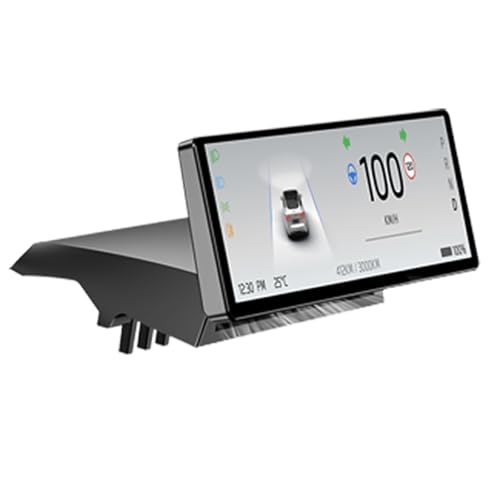 Image of Head Up Display for Tesla Model 3 2017-2023 & Model Y 2019-2024,8.8 inch Touch Screen Instrument Cluster with CarPlay & Android Auto Real-Time Vehicle Info Display