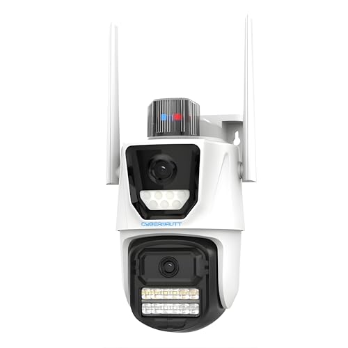 Image of XUGA Cybernautt Series Z13I 12MP Wireless Outdoor CCTV Camera | Dual Lens, Night Vision, Motion Detection, WiFi Surveillance, Home & Outdoor Safety