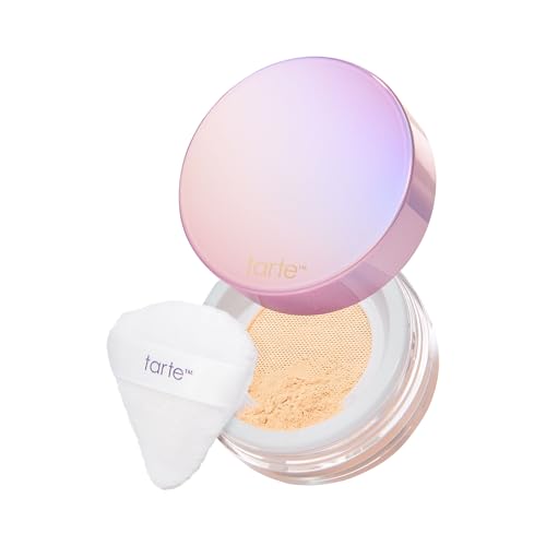 tarte creaseless setting powder â€“ Loose Face Powder, Lightweight Oil-Absorbing Formula for Longwear Finish, Vegan & Cruelty-Free, full size, yellow