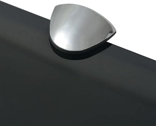 Miniatura 4 de Estantes de almacenamiento para oficina, estantería de esquina, estante flotante de cristal de 19.7 x 3.9 pulgadas, 0.3 pulgadas, adecuado para