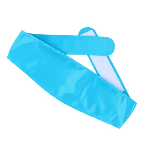 GARVALON Poche Glace Réutilisable Légère avec Bande Poche Refroidissante Étanche pour Soulagement des Douleurs et Thérapie Chaude et Froide Glace pour Sportifs Ciel Bleu