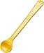 CFS 395604 Solid Long Handle Portion Control Spoon, 1 oz, Yellow (Pack of 12)