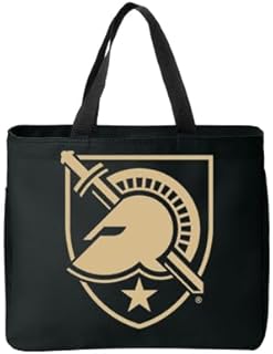 Sport Your Gear Officially Licensed NCAA Reusable Essential Tote Bag, 12" x 12" x 6.5" 600D Polyester Convas Tote Bag