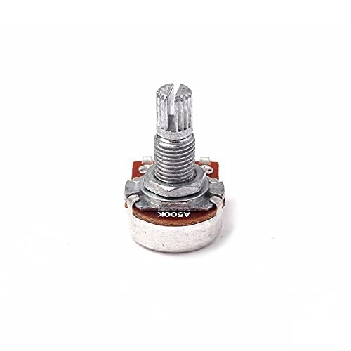 Alnicov Mini Guitar Potentiometers Pots A500K Long Split Shaft Tone Volume Audio Control for Electric Guitar Bass - Image 3