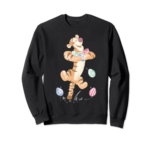 Sweat Winnie l'Ourson Tigrou pour la chasse aux œufs de Pâques en famille au jardin