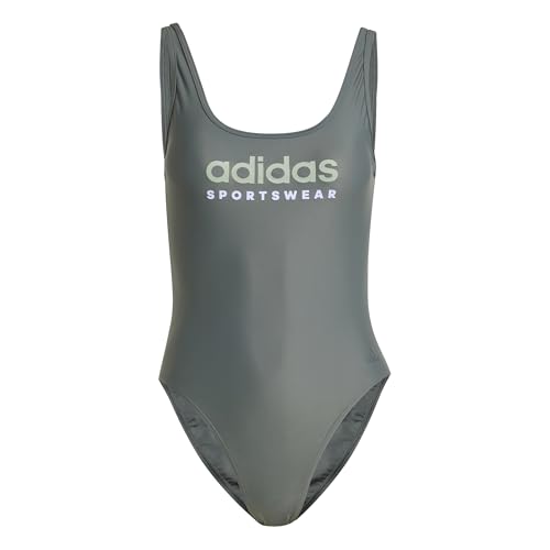 adidas Traje de baño Deportivo Femenino con Espalda en U, 91,4 cm