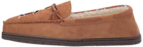 Image of FOCO NCAA Mens NCAA College Team Logo Moccasin Slippers