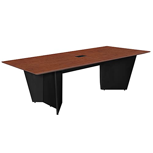 Regency Conference Room Table, 96 inch, Cherry/Black