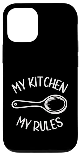 Carcasa para iPhone 15 My Kitchen My Rules Foodie Chef Cook Gift Hombres Mujeres Niños