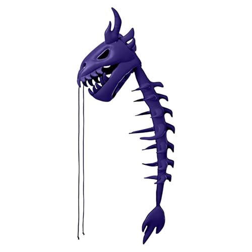Disfraz de esqueleto de dinosaurio, realista y , suave, disfraz de dragón para niños, disfraz creativo de esqueleto de animales, disfraz de cosplay para niños y niñas, Halloween, Navidad