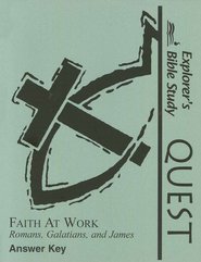 Paperback Faith at Work Answer Key Jr/Sr Book