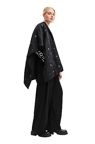 Poncho mini Atre Elbrus Desigual estilo sin rigidez para mujer 4
