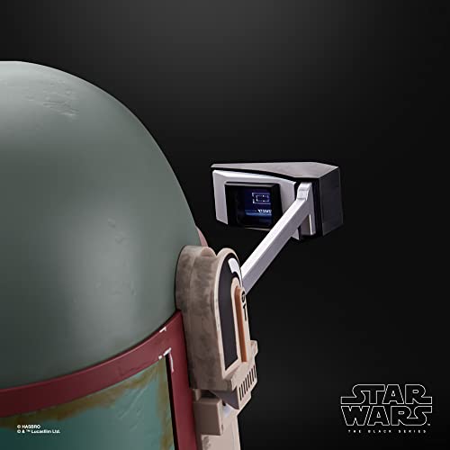 Star Wars The Black Series Boba Fett (Re-Armored) Premium Electronic Helmet, The Mandalorian Roleplay Collectible for Kids Ages 14 and Up