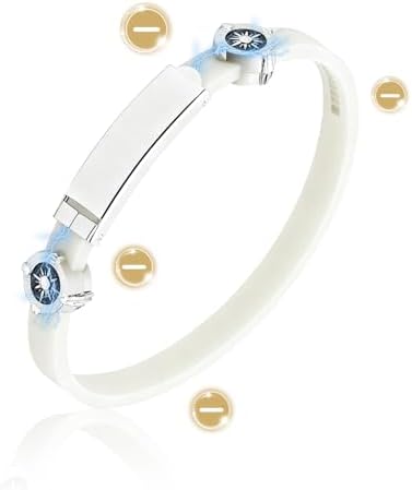 （09:30時点） [Sungale] 静電気除去 ブレスレット最强 強化モデル レディース メンズ 磁気 スポーツ シリコンブレスレット 防水 静電気防止グッズ 静電気軽減 サイズ調整可能 #ZNZホワイト