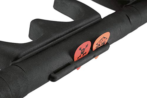 K&M Konig & Meyer 17515.016.55 Guardian 5 Guitar Stand | Holds Five Electric, Acoustic Or Bass Guitars Rack-Style | Protective Supports | Space Saver | Adult/Youth Musicians | Black #TOP6