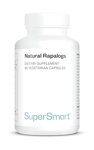 Supersmart - Natural Rapalogs - Mit Meriva® & Weißer Weidenrinde standardisiert auf 25% Salicin - Anti-Aging - Hemmstoffe gegen mTOR | Nicht GVO - 90 vegetarische Kapseln