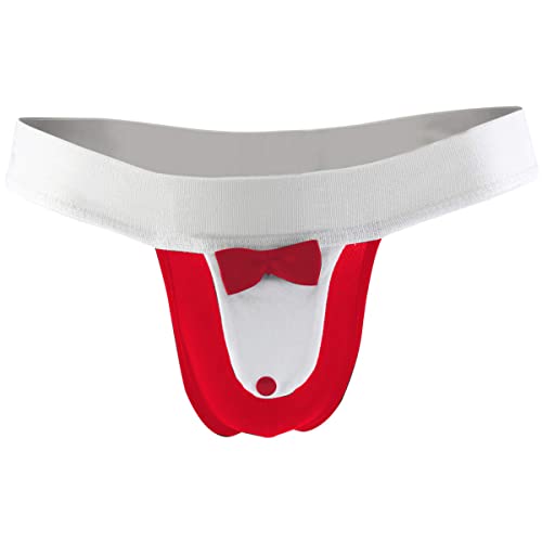 Image of MYZA Unisex Lingerie Bow Tie Bikini Briefs Gentleman Roleplay Costume