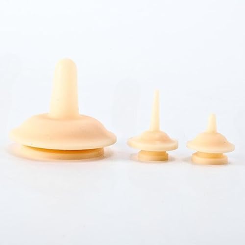 MIXNEX Pet Feeding Syringe Kit for Newborn Kittens & Puppies – Safe Milk Feeder with 3 Silicone Nipples (S/M/L) – Non-Choking Design, Reusable Nursing Tool for Small Pets, Orphan Animals