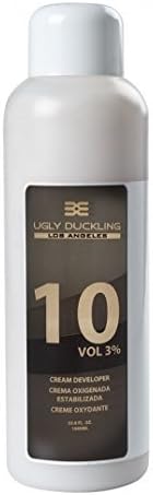 Professional 10 Vol. (3%) Cream Developer 33 oz (1 liter). For salon use, large size. For level on level and tone-down applications. Made in Europe