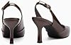 Tacones Kitten de Rilista para Mujer, Punta Cerrada, Sin Espalda, Zapatos de Vestir para Boda y Fiesta 8