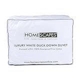 laver couette plume canard QUALITÉ ET SAVOIR-FAIRE HOMESCAPES : Spécialiste de la literie, Homescapes propose une large gamme de plus de 40 couettes et 90 oreillers. Chaque produit est conçu pour durer et répondre aux exigences de confort les plus élevées, transformant votre chambre en un véritable cocon de bien-être.