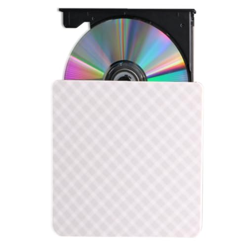 Hipzeepo Grabadora de DVD RW Externa USB 3.0 de Alta Velocidad, Lector de DVD, Unidad Óptica Portátil para Ordenador Portátil.