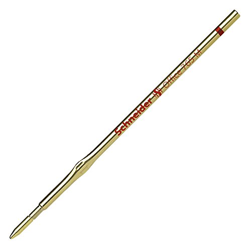 Stylo à bille Schneider 765 recharge M rouge ISO 12757-2