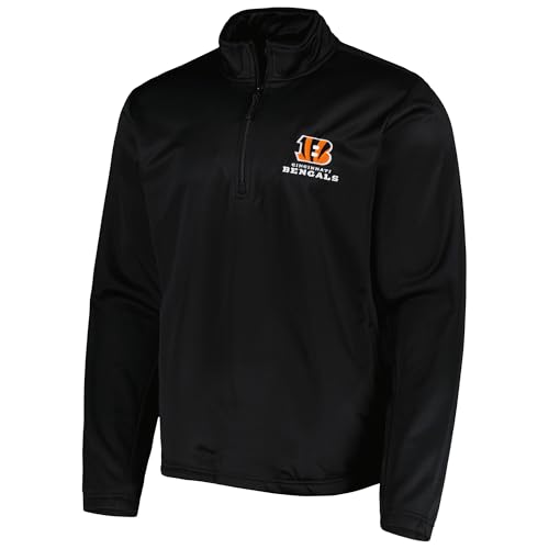 Image of Dunbrooke Men's Royal Buffalo Bills All-Star Tech Quarter-Zip Top