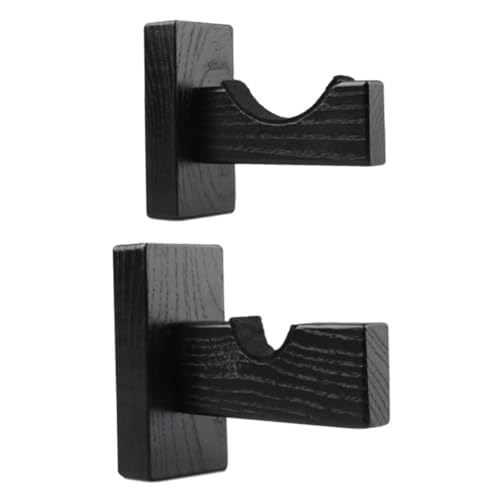 KOMBIUDA Baseball Bat Wooden Display Stand Baseball Bat Organizer Wall-mounted Rack