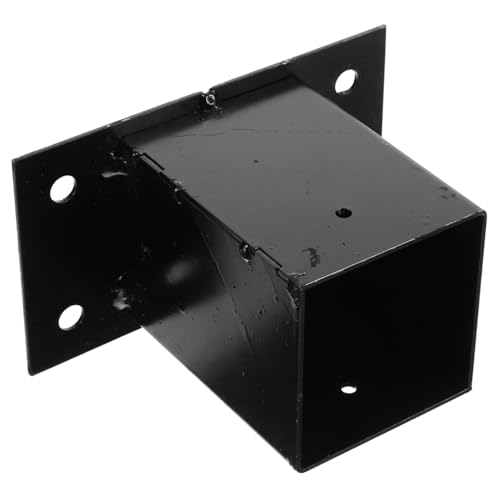 DIYEAH Base Per Recinzione Staffa Di Ancoraggio Per Cassetta Postale Supporto Per Ringhiera in Metallo Base Robusta Per Impieghi Gravosi Adatta Per Casa e Giardino