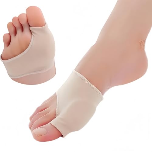 VOAVIA 1 Pair Bunion Relief Sleeve Gel Bunion Pads Big Toe Side Protector Socks | Correction Sock with Gel Foot Care Cushion Toe Brace Pads | Bunion Corrector Toe Protectors Big To/e Support