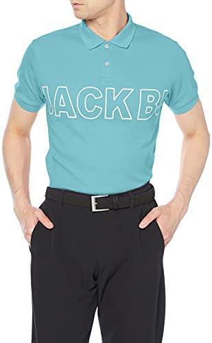 Jack Bunny ブラック　ポロシャツ (セオα:吸湿速乾性) 【サイズ6】 Jack Bunny ブラック ポロシャツ (セオα:吸湿速乾性) 【サイズ6