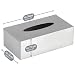 Imagen de com-four® Caja para Pañuelos de Papel de Acero Inoxidable