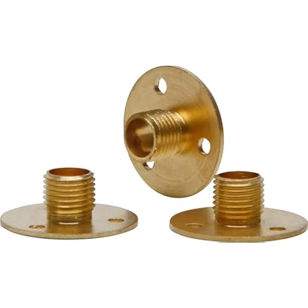 Kopp Uchwyt do oprawek lamp z metalu E14 i E27 3 sztuki w woreczku kolor mosiądz 344801082