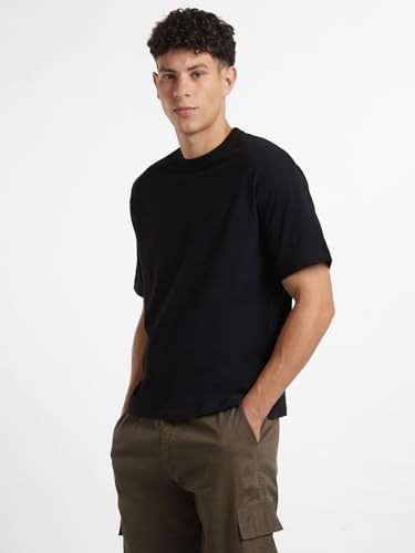 Image of NOBERO Men's Cotton Oversized Printed T-Shirt