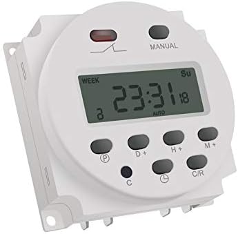 CN101A LCD Time Switch 12V 24V 110V 220V Time Relay Street Lamp Lillboard Power Supply Timer 12V