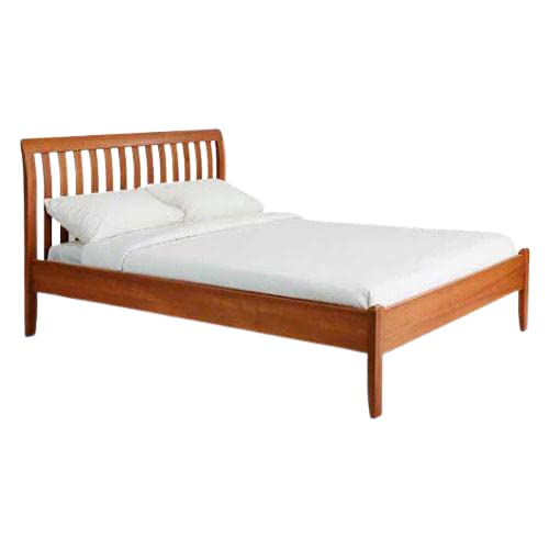 M.I. Traders Bed Frame Wooden Classic Designed (Medium, Brown) (Pack of