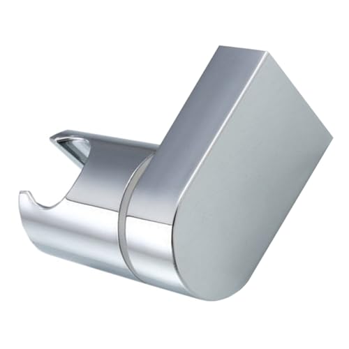 Veemoon Soporte de Pared para Cabezal de Ducha Ajustable 360° Giratorio Base ABS Resistente Soporte para Rociador Compacto para Baño Montaje Fijo y Regulación de Ángulo