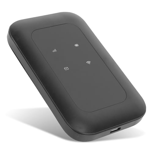 Routeur WiFi 4G, Téléchargement 150 Mbps, Emplacement pour Carte SIM, Partage de 10 Appareils, Batterie 2100 MAh, Modem WiFi USB 4G LTE, Compatible Europe...