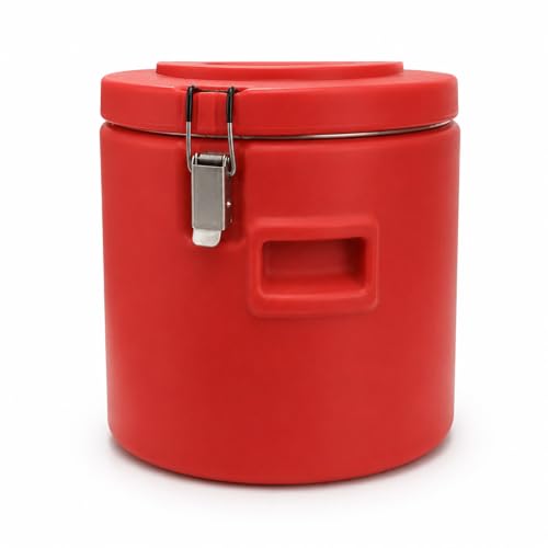 Image of BLEND ART Insulated Food Storage Container for Hot & Cold Food BPA Free SS Thermal Food Barrel with Locking Lid Leak Proof Catering Food Carrier for Hotels, Restaurants & Tiffin Service (10 Lt)