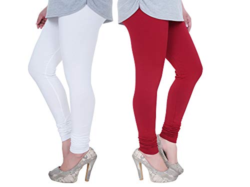 Image of Plus Size Churidar Leggings for Women & Girls Combo (Pack of 2)