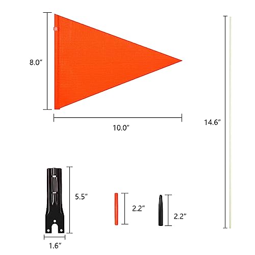 image for Generic Bike Flag,Bike Safety Flag golf cart flag Marking Flags Bicycl